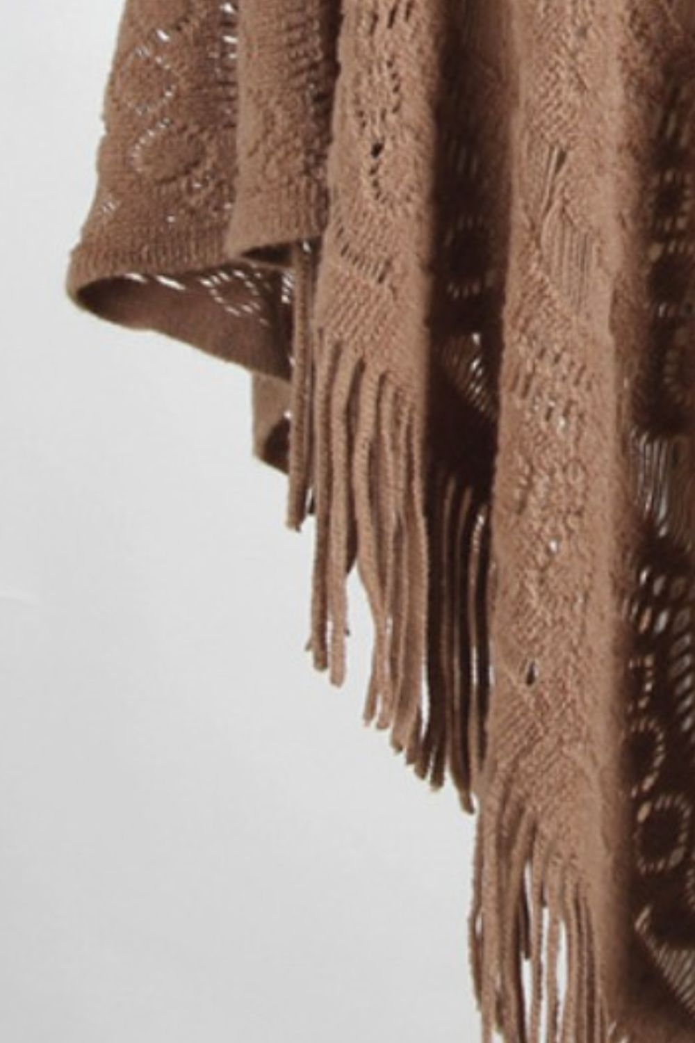 Fringed Cape Sleeve Cover Up