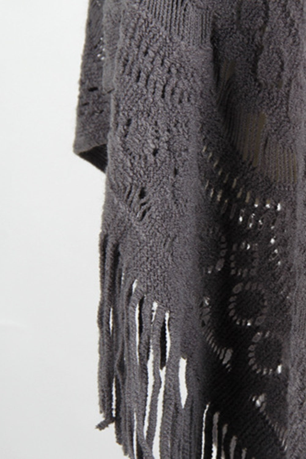 Fringed Cape Sleeve Cover Up