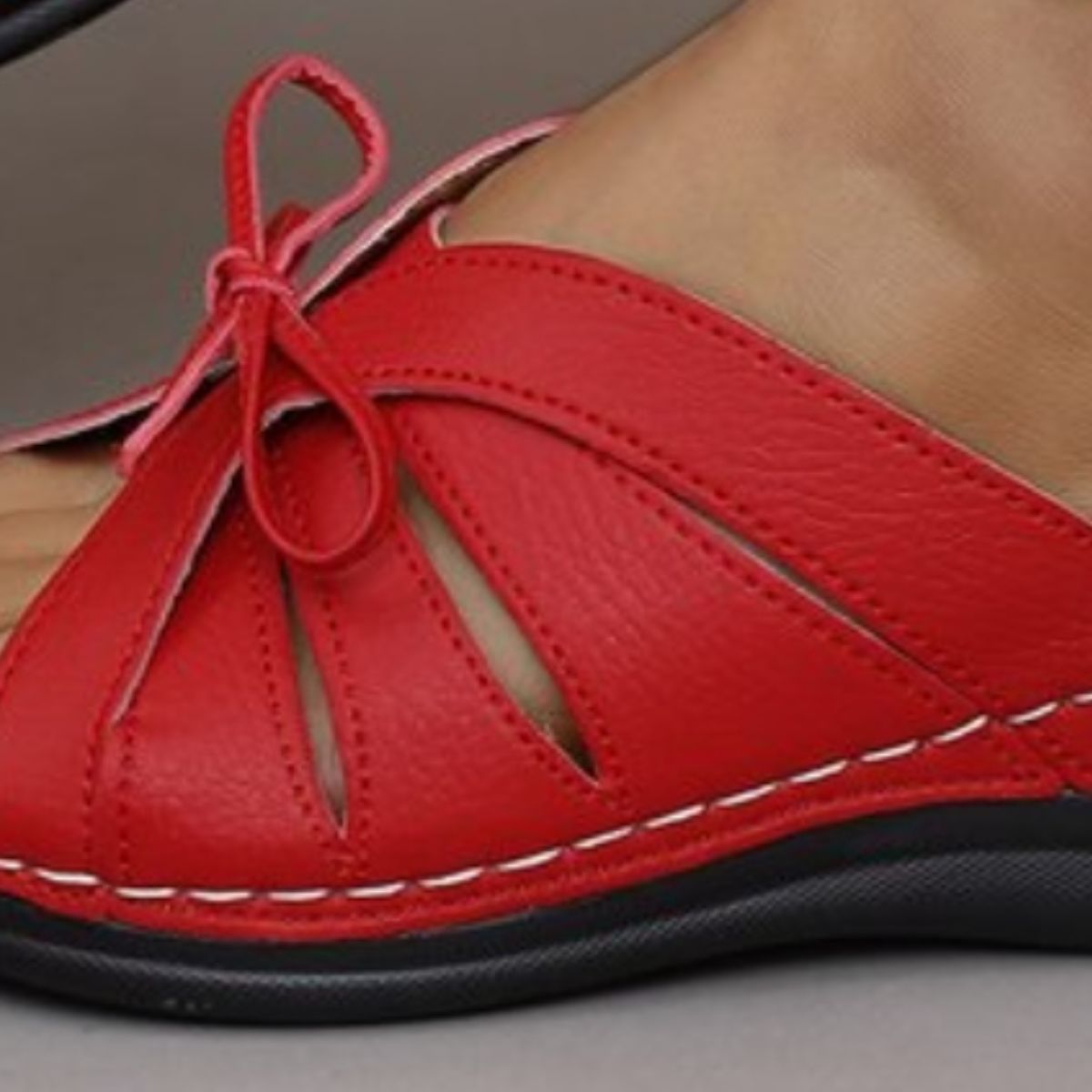 Bow Tie Open Toe Sandals