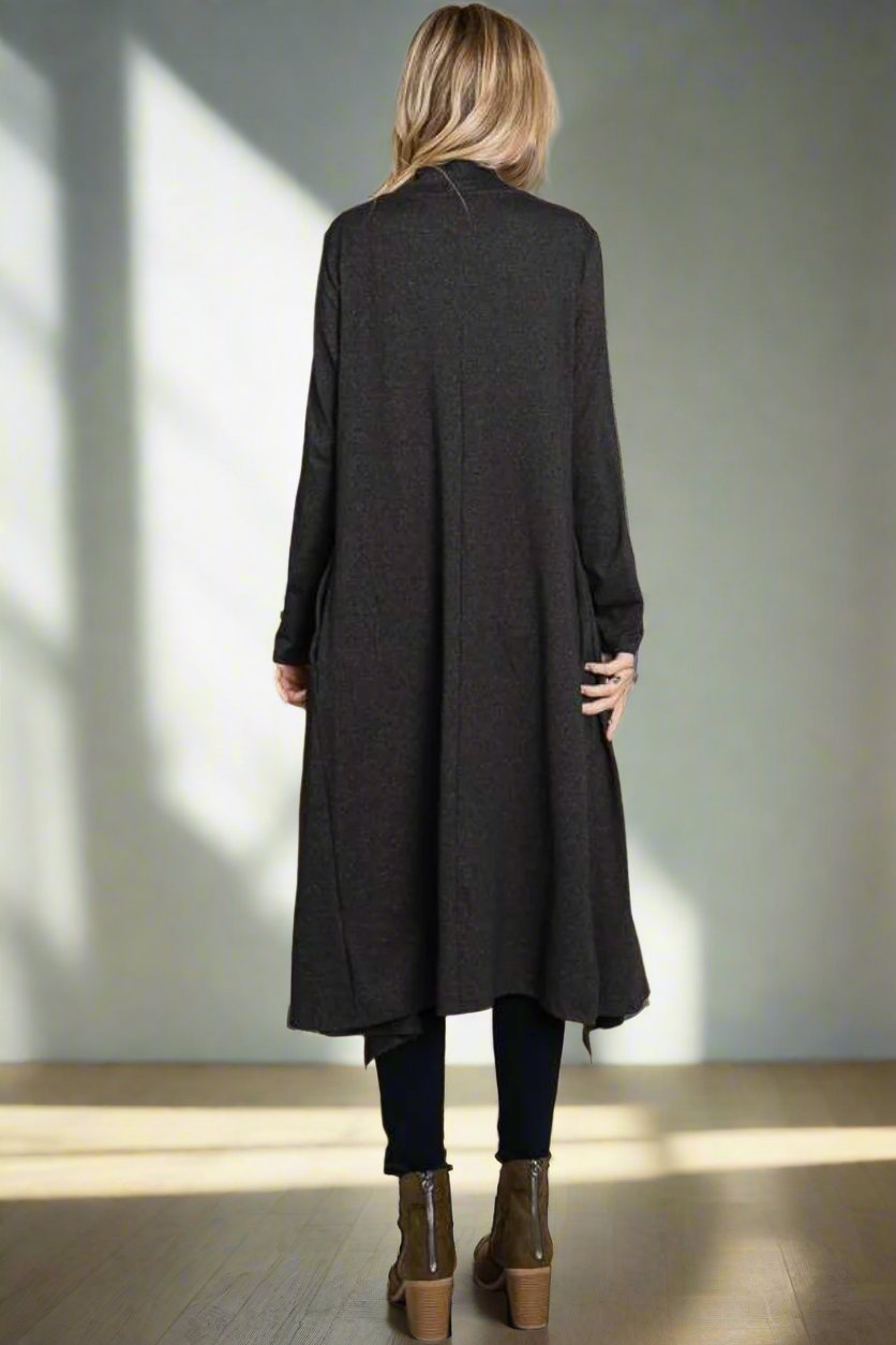 Open Front Longline Cover Up