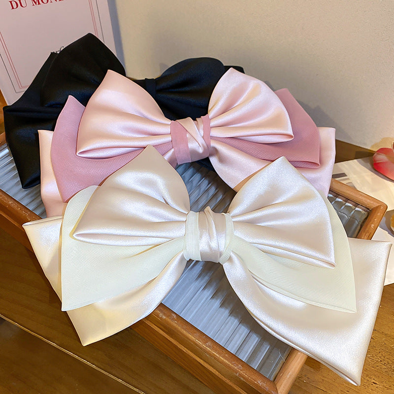 Fabric Bow Hair Clip