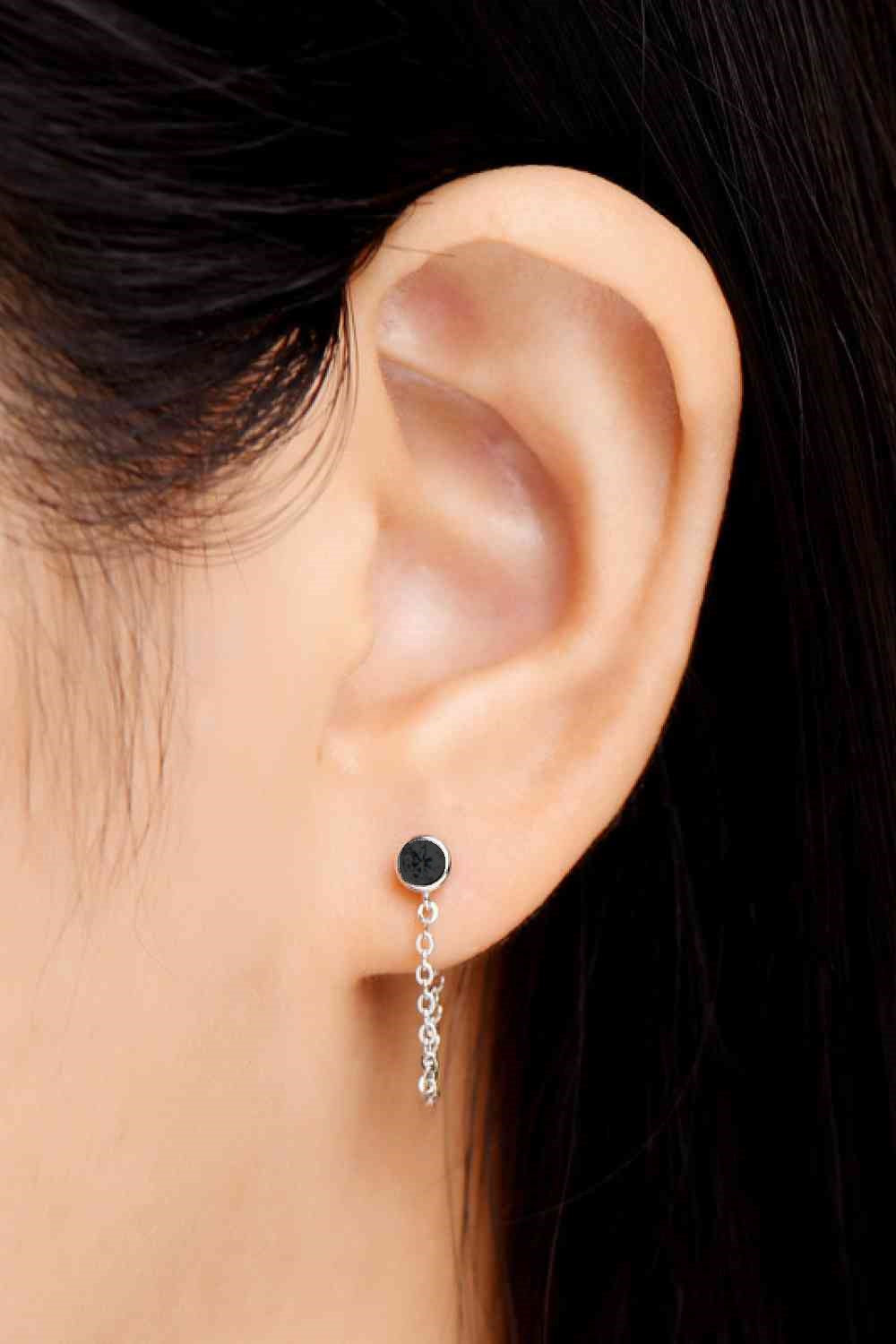 Moissanite Chain Earrings