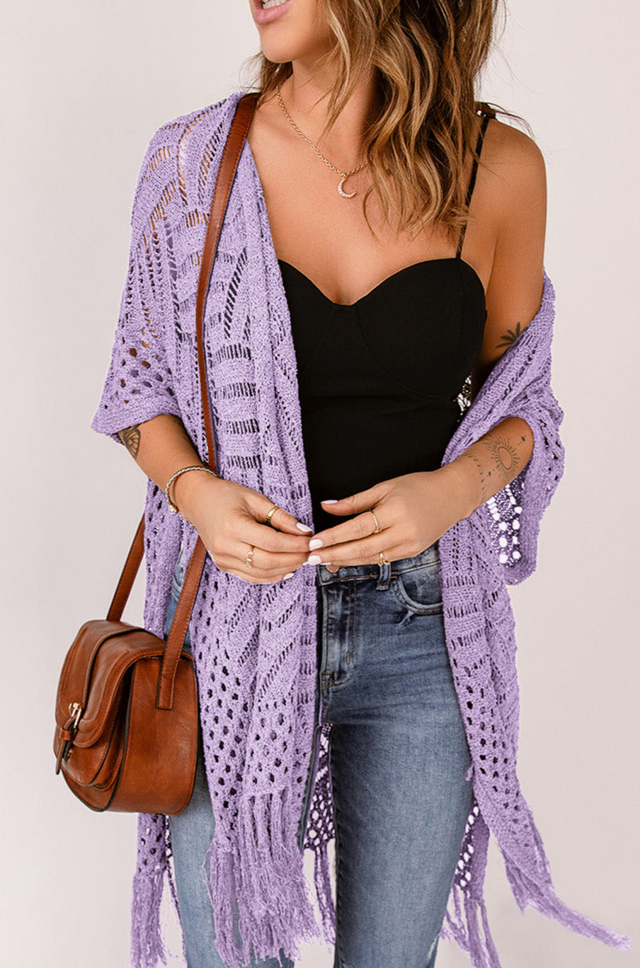 Open Front Cardigan Coverup in Five Colors!