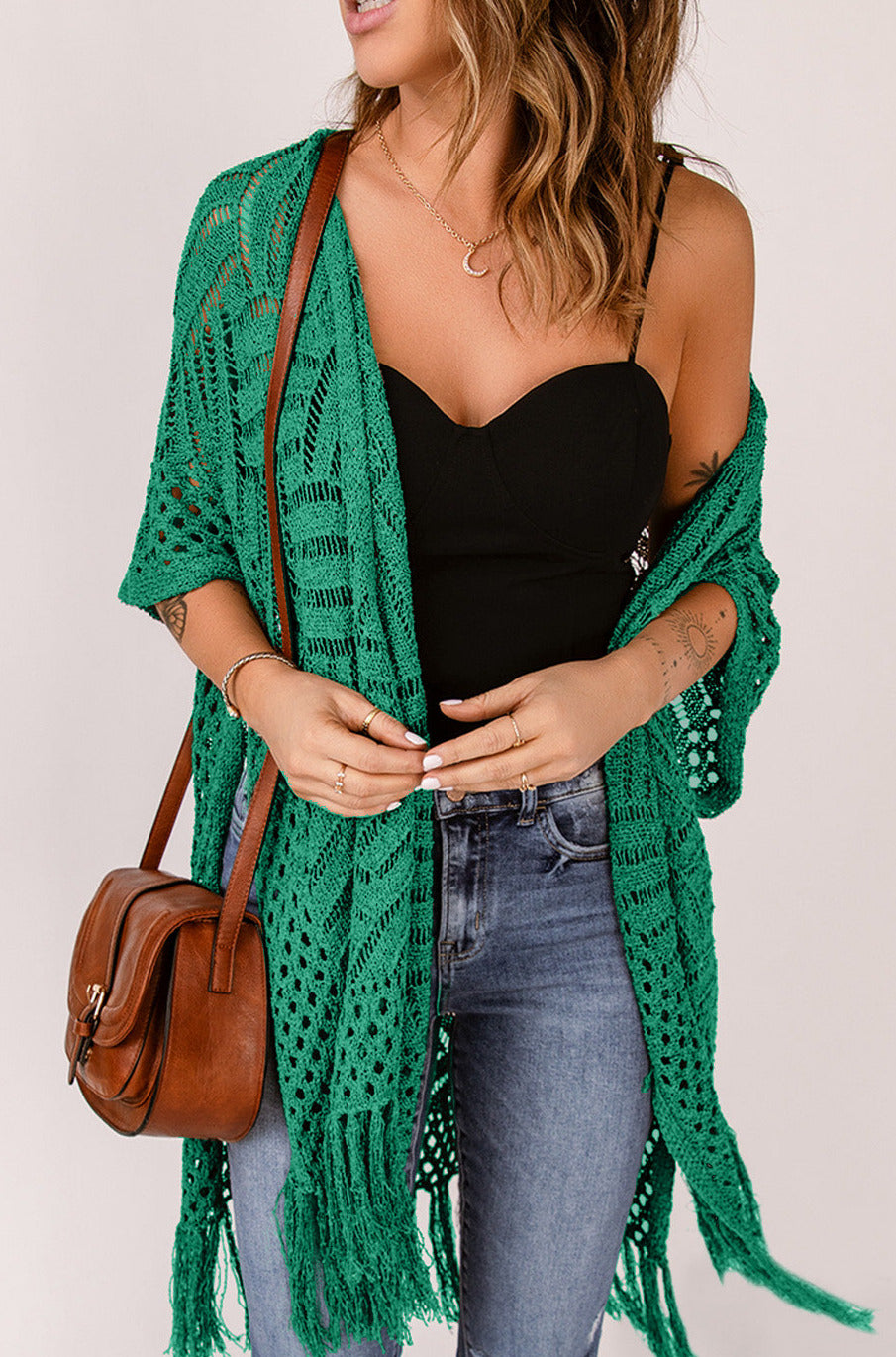 Open Front Cardigan Coverup in Five Colors!