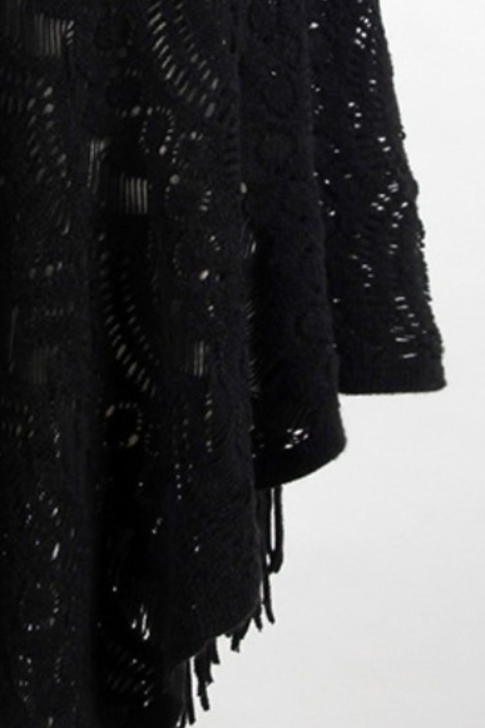 Fringed Cape Sleeve Cover Up