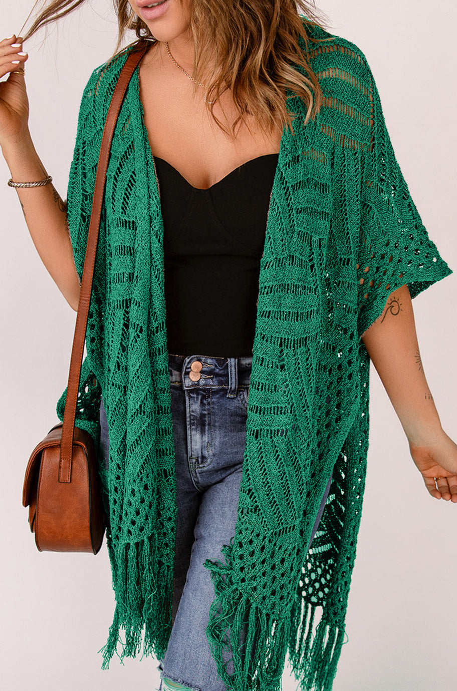 Open Front Cardigan Coverup in Five Colors!
