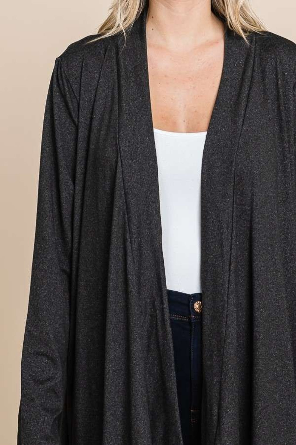 Open Front Longline Cover Up