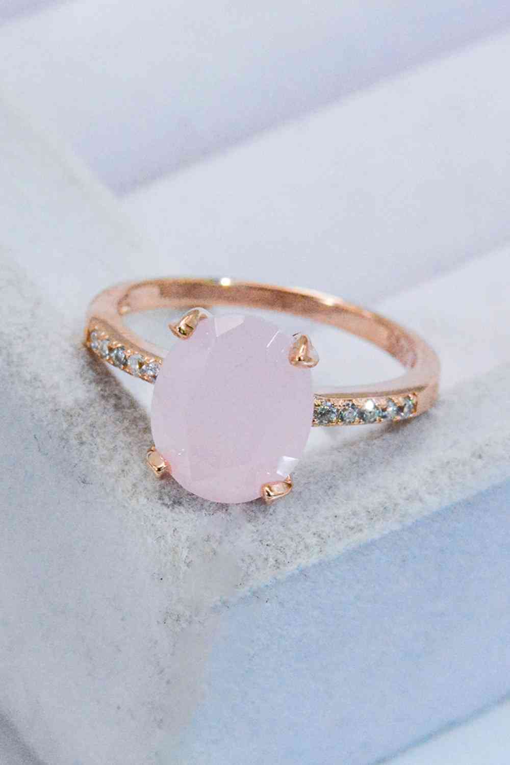 Rose Quartz Ring