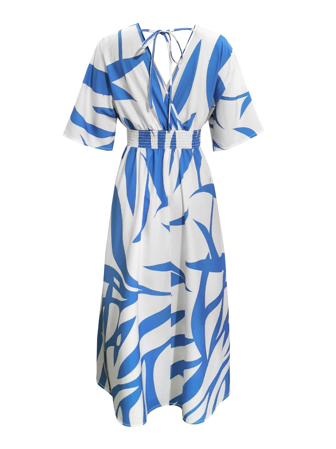 Blue and white lounge dress
