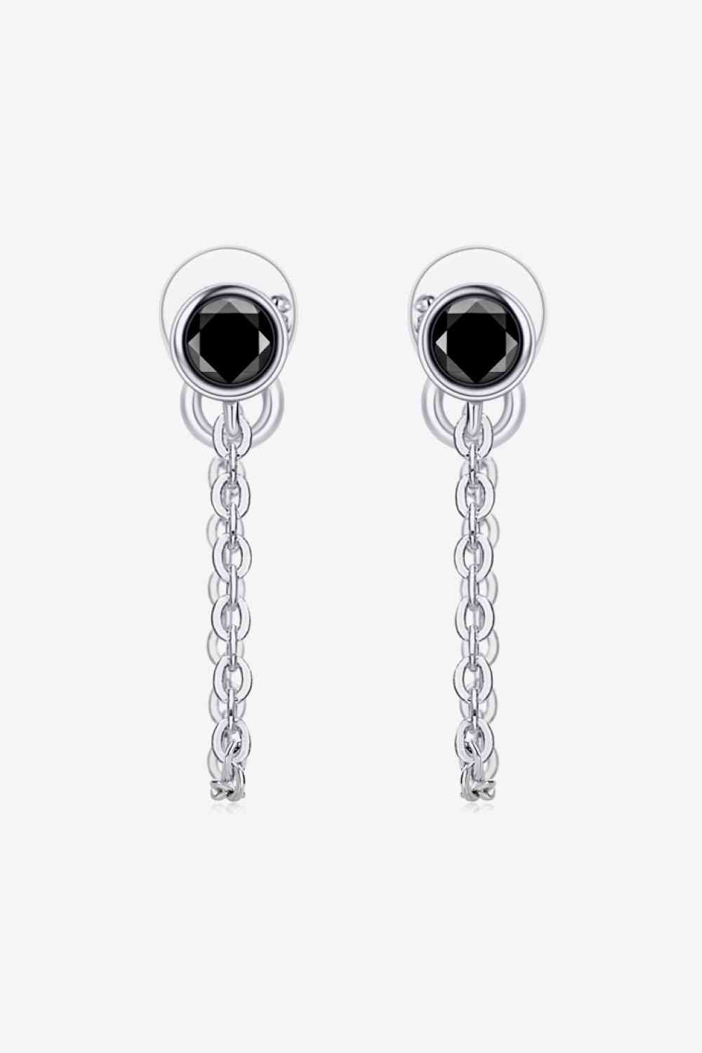 Moissanite Chain Earrings