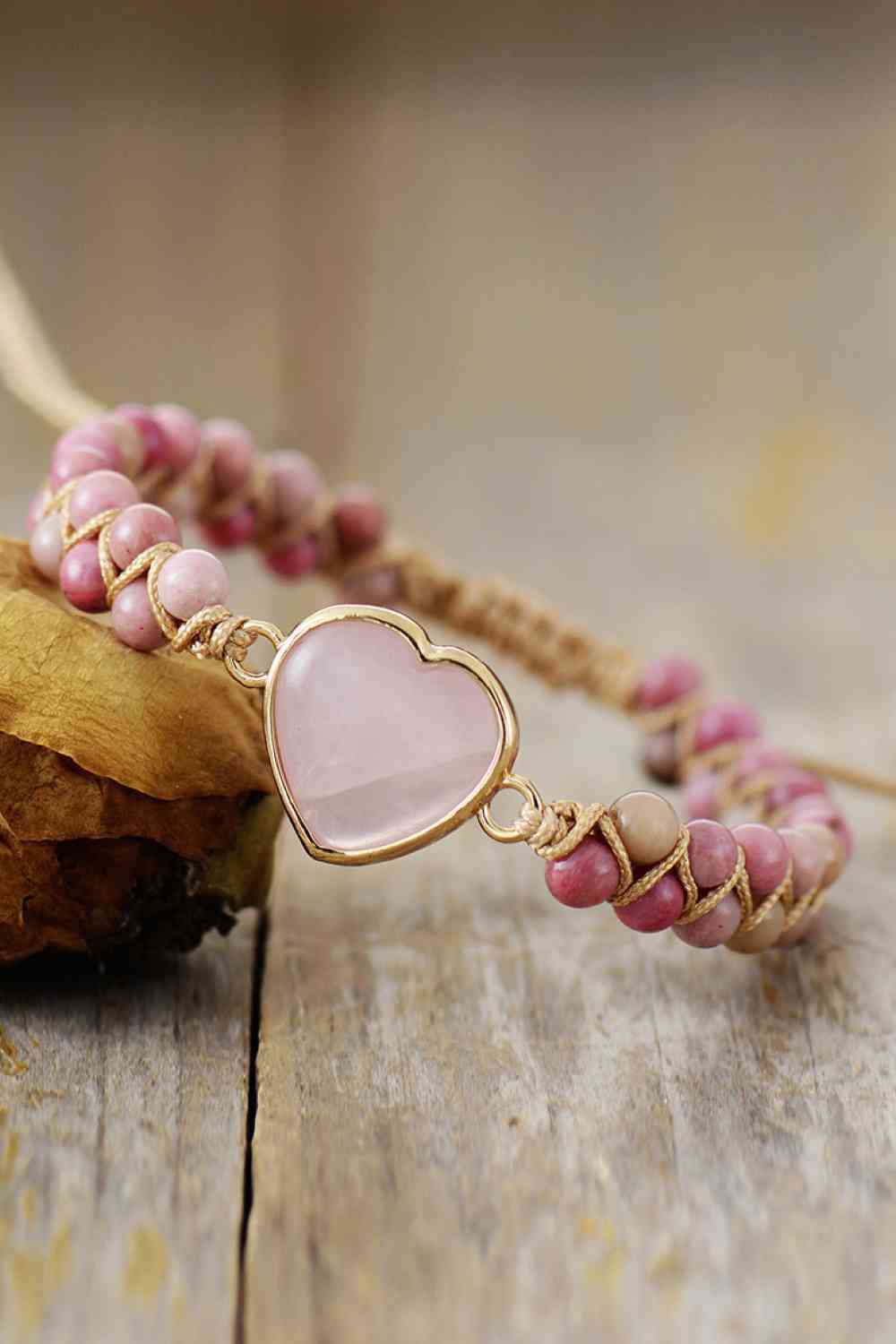 Rose Quartz Beaded Bracelet