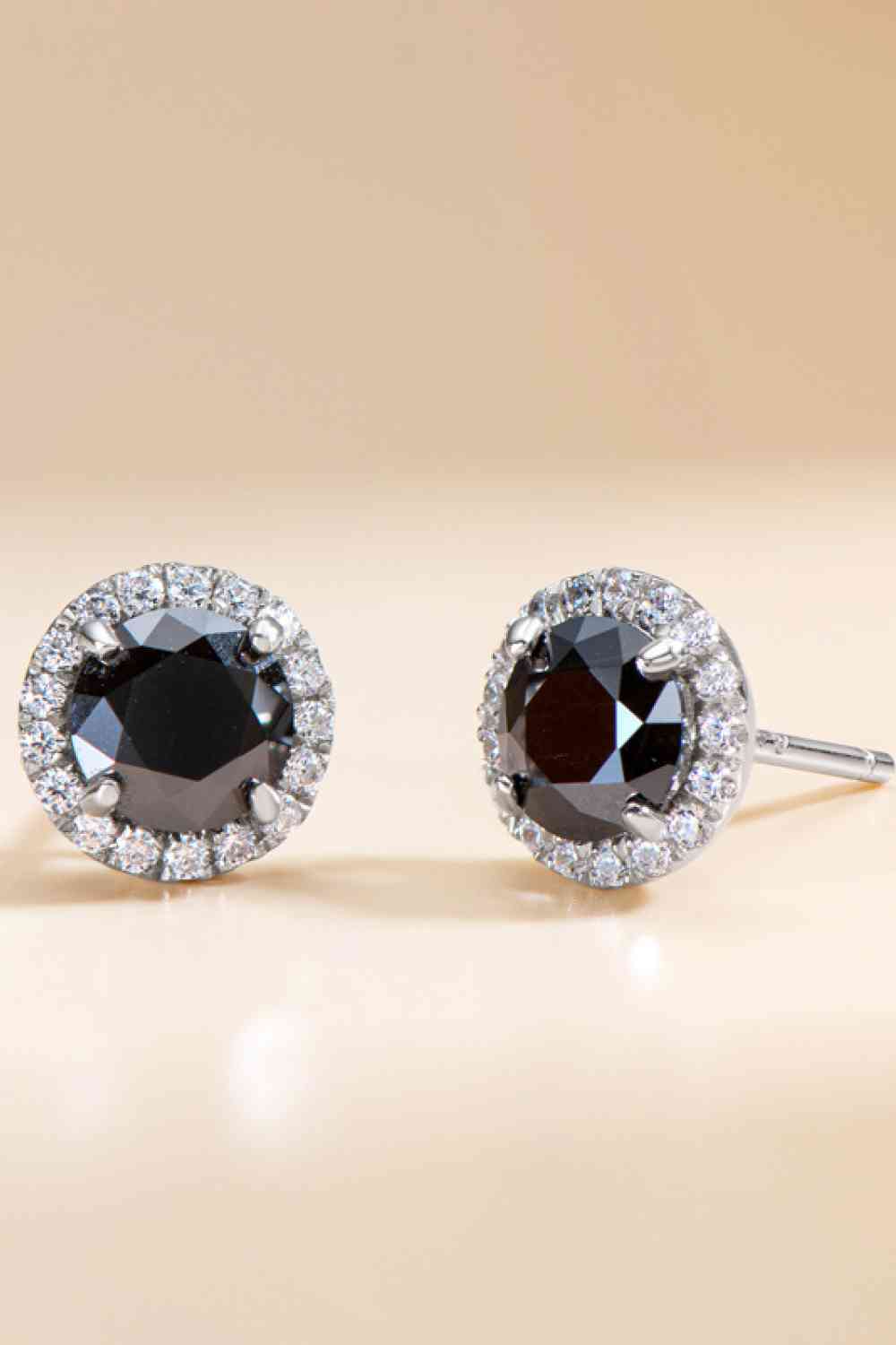 4-Prong Moissanite Stud Earrings