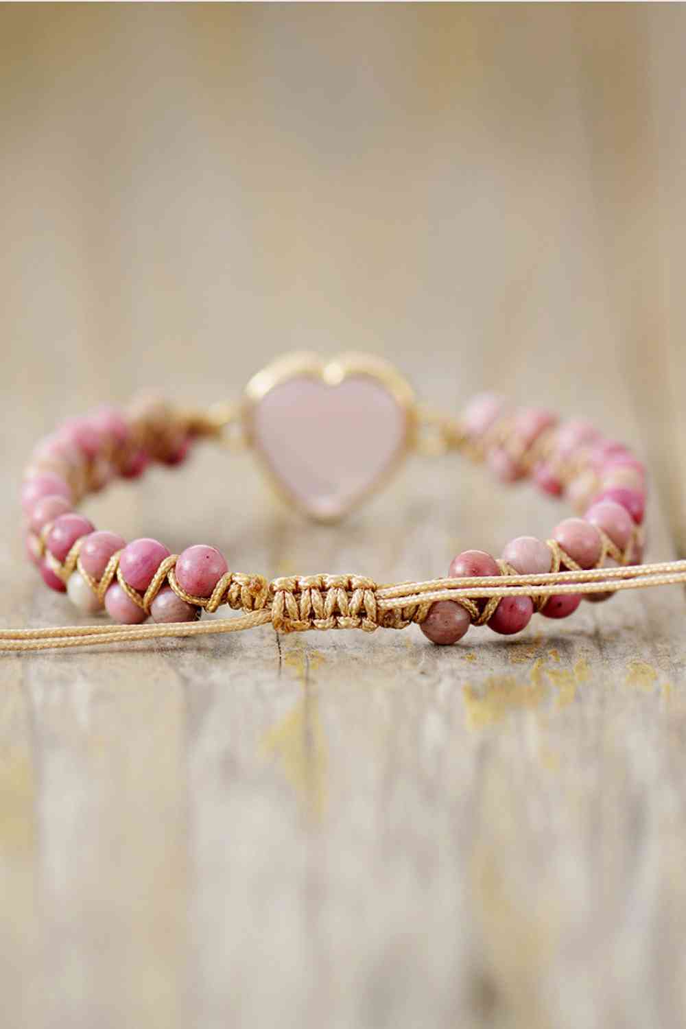 Rose Quartz Beaded Bracelet