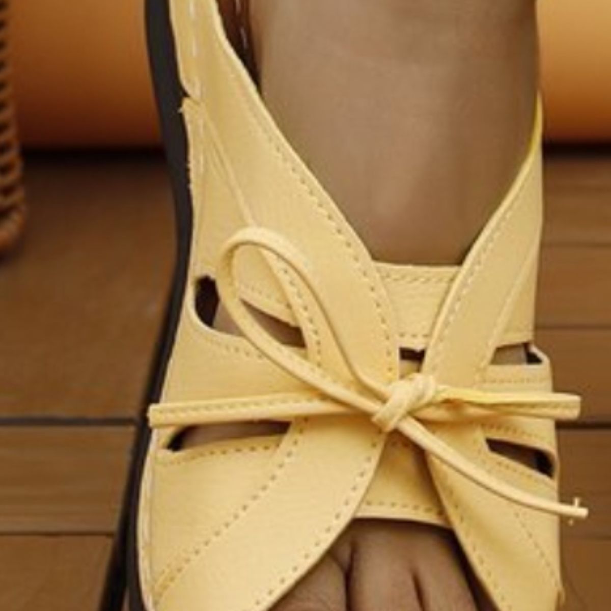 Bow Tie Open Toe Sandals