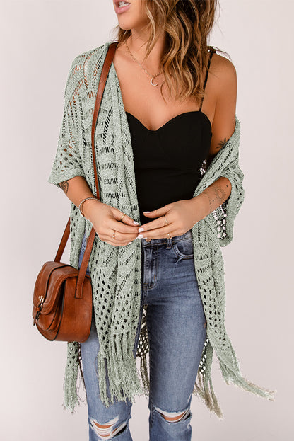 Open Front Cardigan Coverup in Five Colors!