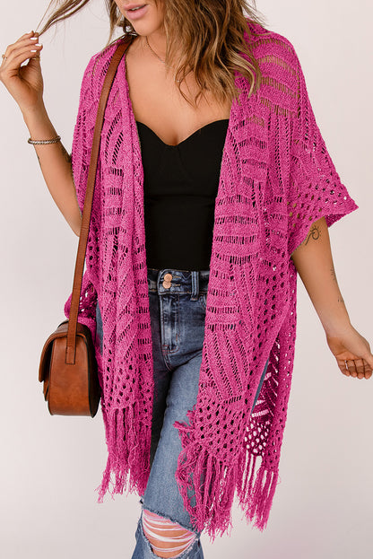 Open Front Cardigan Coverup in Five Colors!