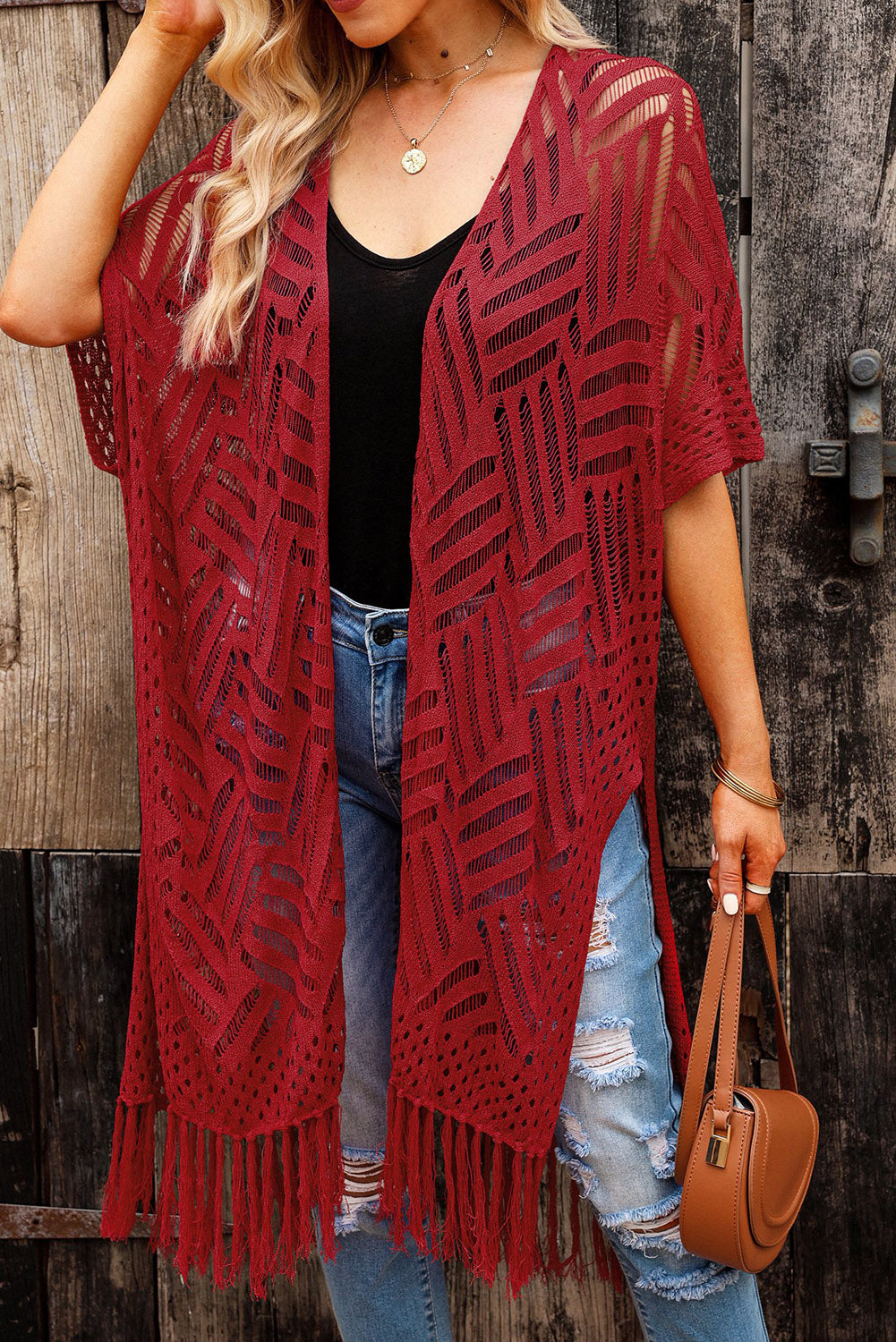 Open Front Cardigan Coverup in Five Colors!