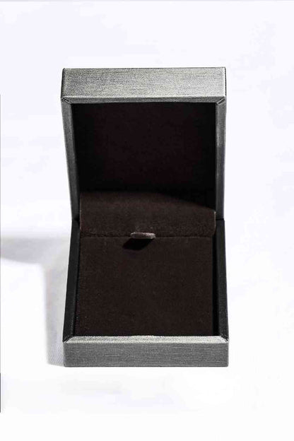10 Carat Moissanite Pendant in Platinum-Plated Sterling